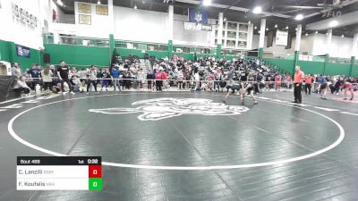 101 lbs Consi Of 16 #1 - Carter Lanzilli, Ridgefield vs Fotis Koufalis, New Rochelle