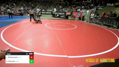 40 lbs Quarterfinal - Lucinda Maldonado, 505 WC vs Azayla Mitchell, Tironook Wrestling