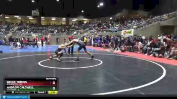 138 lbs Semis & 1st Wrestleback (8 Team) - Derek Torres, 2/1A Culver vs Andrew Caldwell, 2/1A Elgin