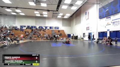 197 lbs 2nd Wrestleback (16 Team) - Prince Gainous, Lassen College vs Mahamed Mukoma, Shasta Community College