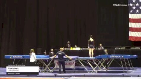Alexis Meitl - Individual Trampoline, USA Dynamites - 2021 USA Gymnastics Championships