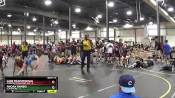 72 lbs Round 5 (6 Team) - Rhoan Rambo, Olympia Red vs Jake Munsterman, American Gladiators-Red