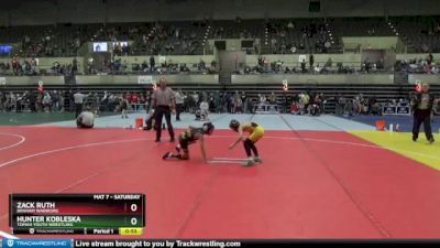 70 lbs Cons. Round 3 - Hunter Kobleska, Tomah Youth Wrestling vs Zack Ruth, Braham Warriors