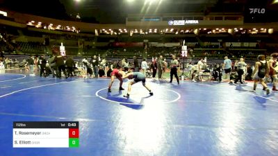 112 lbs Final - Tristan Rosemeyer, Orchard South WC vs Sean Elliott, Shore Thing WC