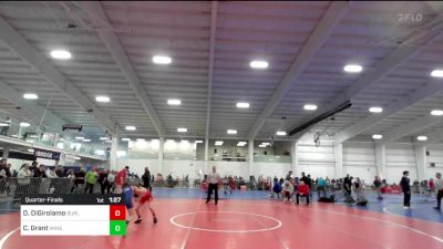 86 lbs Quarterfinal - Dominic DiGirolamo, Burlington vs Cooper Grant, Winslow ME