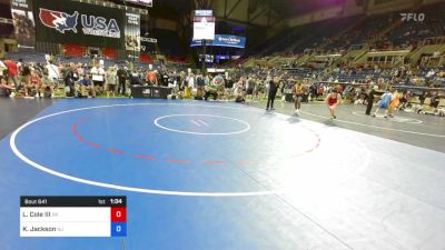 195 lbs Rnd Of 64 - Larry Cole III, Oklahoma vs Kaleb Jackson, New Jersey