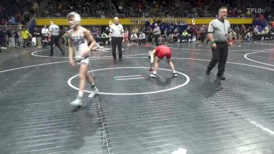 90 lbs Semifinal - Ryker Lowe, West Perry vs Carson Kirk, Juniata