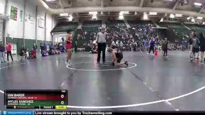 110 lbs Round 1 (6 Team) - Myles Sanchez, Nebraska Titans vs Ian Baker, Kearney Matcats - Blue