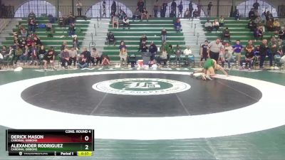 126 lbs Cons. Round 4 - Derick Mason, Cardinal Gibbons vs Alexander Rodriguez, Cardinal Gibbons