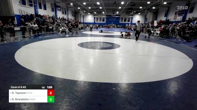 106 lbs Consi Of 8 #2 - Aritra Tapaswi, Natick vs Blake Brandolini, Framingham