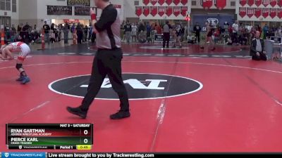 85 lbs Semifinal - Ryan Gartman, Askren Wrestling Academy vs Pierce Karl, Crass Trained