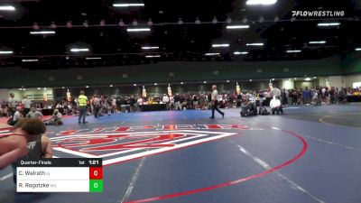 182 lbs Quarterfinal - Cj Walrath, IA vs Ryder Rogotzke, MN