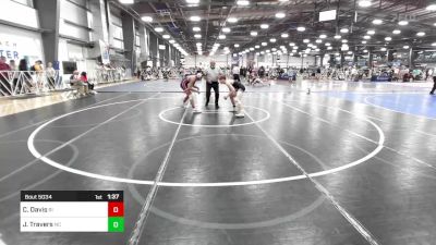 120 lbs Round Of 128 - Cameron Davis, RI vs Justin Travers, NC