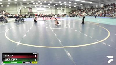 4-120 lbs Quarterfinal - Justin Jones, Orange County vs Seth Ayo, Spotsylvania