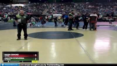 195 lbs Semifinal - Preston Echeverria, Hillsboro vs Maxim Osmond, Owyhee