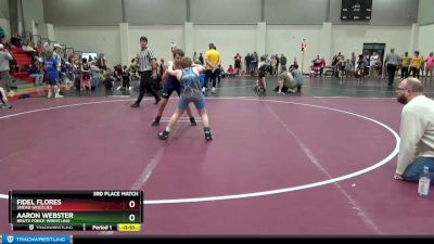 112 lbs 3rd Place Match - Fidel Flores, Snead Grizzlies vs Aaron Webster, Brute Force Wrestling