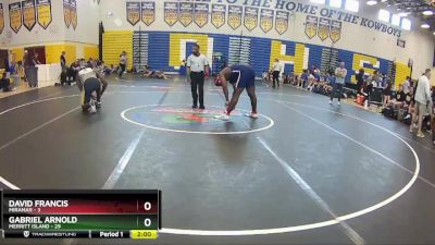 285 lbs Quarterfinals (8 Team) - Gabriel Arnold, Merritt Island vs David Francis, Miramar