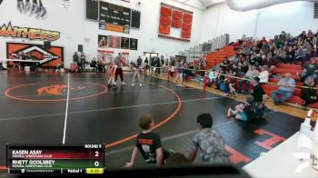 63 lbs Round 5 - Kasen Asay, Powell Wrestling Club vs Rhett Goolsbey, Powell Wrestling Club