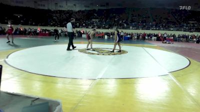 128 lbs Consi Of 16 #2 - Nyomi Ala Torre, Enid Junior High vs Kayla Garland, Westmoore