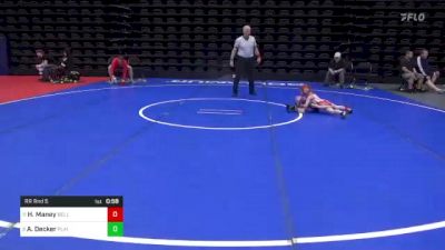 41 lbs Rr Rnd 5 - Harper Maney, Bellefonte, PA vs Avery Decker, Plainfield, CT