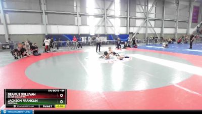 84 lbs Cons. Round 3 - Jackson Franklin, Montana vs Seamus Sullivan, Silver Valley WC