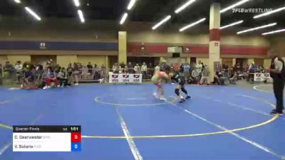 46 kg Quarterfinal - Chloe Dearwester, Ohio vs Valarie Solorio, Florida