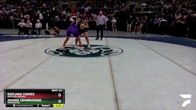 Girls 152 lbs 5th Place Match - Ioanna Ueanimatang, Farmington vs Kayliana Chavez, Kirtland Central