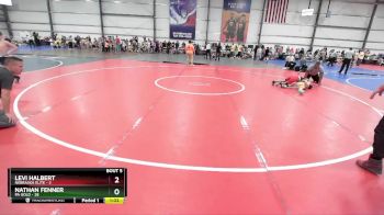 84 lbs Rd# 3 12:00pm Friday - Nathan Fenner, PA Gold vs Levi Halbert, Nebraska Elite