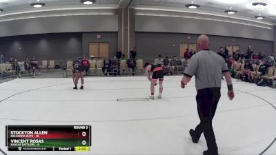 135 lbs Round 3 (8 Team) - Vincent Rosas, Kansas Rattlers vs Stockton Allen, Oklahoma Elite