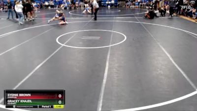 135 lbs Round 4 - Sydnie Brown, Overton vs Gracey Knajdl, Kearney