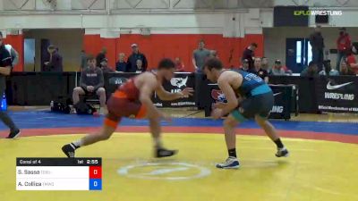 70 kg Consi Of 4 - Sammy Sasso, Ohio State-Unattached vs Anthony Collica, TMWC