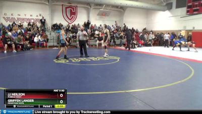 132 lbs Cons. Round 1 - Griffen Langer, Mountain Vista vs JJ Neilson, Pubelo West