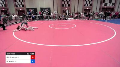 138 lbs Semifinal - Mariana Bruscino, Pa vs Alahna Morris, Pa