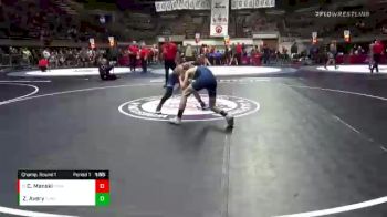 120 lbs Champ. Round 1 - Chase Manski, Mad Dawg Wrestling Club vs Zane Avery, Temecula Valley High School Wrestling