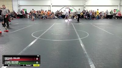 76 lbs Round 1 (8 Team) - Michael Miller, Kraken vs Casen Becker, Black Fox Wrestling