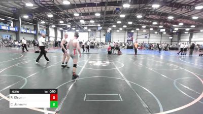 152 lbs Consi Of 16 #1 - Ryker Olson, UT vs Cyrus Jones, MA