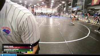 140 lbs Rd# 8- 12:30pm Saturday Final Pool - Nixon Haas, California National Team vs Garrison Sartain, Oklahoma Outlaws