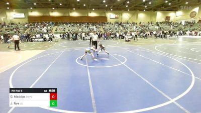 66 lbs Rr Rnd 5 - Grayson Maddux, Umpqua WC vs Jaxon Nye, Lil Mavs