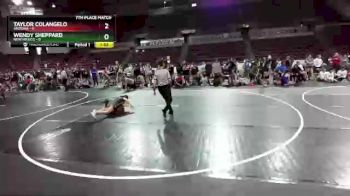 W-124 lbs Placement Matches (16 Team) - Taylor Colangelo, Arizona vs Wendy Sheppard, New Mexico