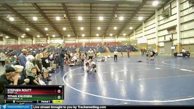 45 lbs Quarters & Wb (16 Team) - Titian Knudsen, Utah Green vs Stephen Routt, Stout