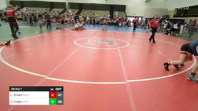 111 lbs Rr Rnd 7 - Lucas Drake, Mat Assassins vs Corbin Engle, Neshaminy Youth Wrestling