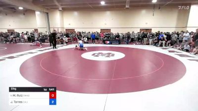 51 kg Rnd Of 32 - Mikey Ruiz, Omada Kitrinos Wrestling Club vs Justin Torres, California