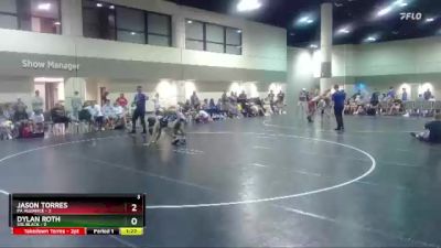 126 lbs Placement Matches (16 Team) - Dylan Roth, STL Black vs Jason Torres, PA Alliance