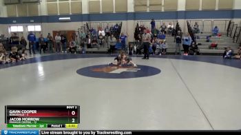 59 lbs Round 1 (4 Team) - Gavin Cooper, Noblesville vs Jacob Morrow, Franklin Central