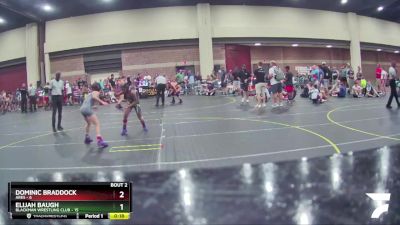 96 lbs Round 1 (4 Team) - Dominic Braddock, ARES vs Elijah Baugh, Blackman Wrestling Club