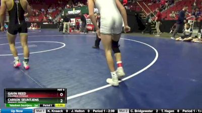 1A-132 lbs Cons. Round 5 - Carson Seuntjens, Kingsley-Pierson vs Gavin Reed, Columbus Catholic