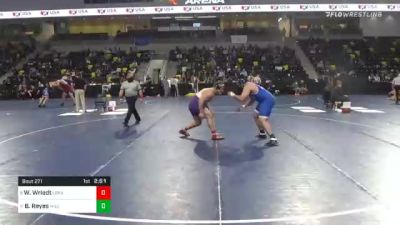 285 lbs Prelims - Wyatt Wriedt, Loras College vs Brayan Reyes, Millikin University