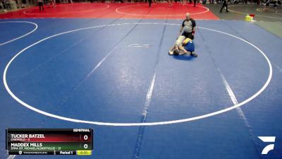 70 lbs Semis & 1st Wrestleback (8 Team) - Maddex Mills, STMA (St. Michael/Albertville) vs Tucker Batzel, Chatfield