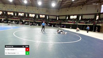 165 lbs Round Of 32 - Nicolas Barnabae, Mount Saint Joseph vs Matt Oberlander, Father Ryan High School