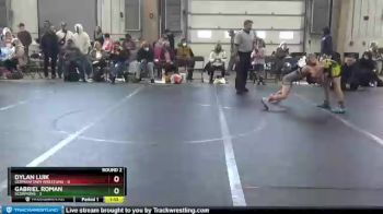 72 lbs Round 2 (6 Team) - Dylan Luik, Germantown Wrestling vs Gabriel Roman, Scorpions